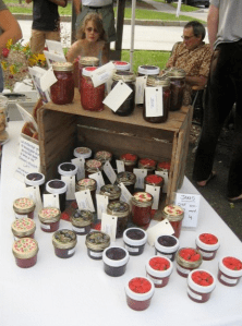 Aunt Ginny's Jam at the Contoocook Farmers' Market