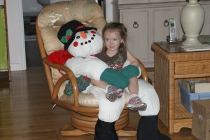 12-26-12 M with Florida Snowman