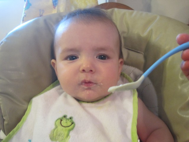 7-6-13 S applesauce first time 2