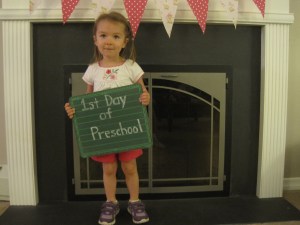 9-10-13 M first day preschool