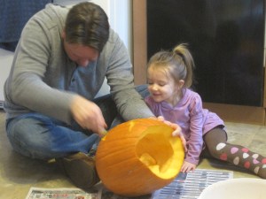 10-27-13 Pumpkin Carving 1