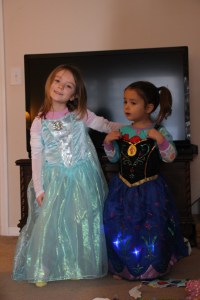 1-25-16 Elsa and Anna Dresses